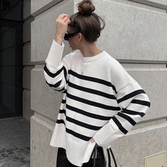 Suéter Feminino Listrado Flórida