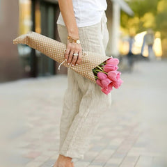 Calça Feminina De Algodão Manu FLASH