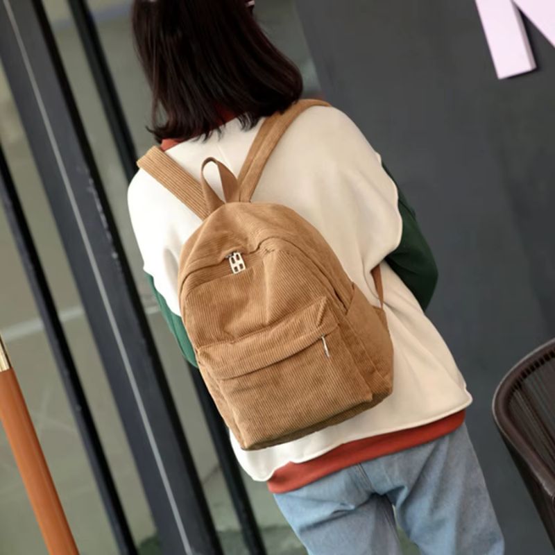 Mochila Feminina Veludo Mika