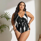 Maiô Plus Size Decote Em V Lara