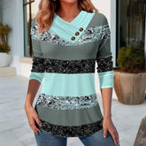 Blusa Feminina Manga Longa Gola V Anne