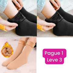 Meia Térmica Peluciada - Pague 1 Leve 3