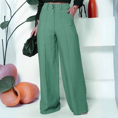 Calça Feminina Pantalona Social Alfaiataria Cloe