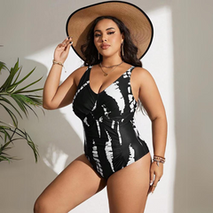 Maiô Plus Size Decote Em V Lara