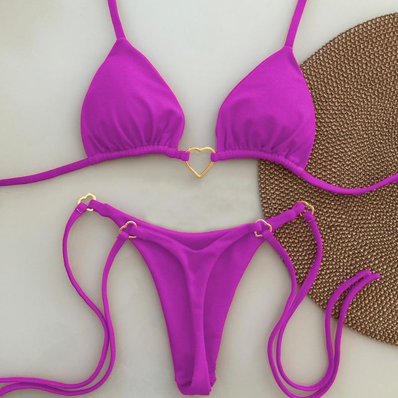 Biquíni Fio Dental Cortininha Heart