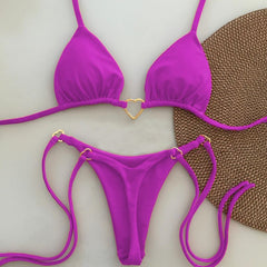 Biquíni Fio Dental Cortininha Heart