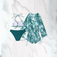 Biquíni Cortininha Com Saída De Praia