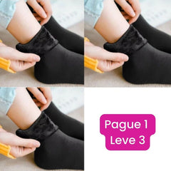 Meia Térmica Peluciada - Pague 1 Leve 3