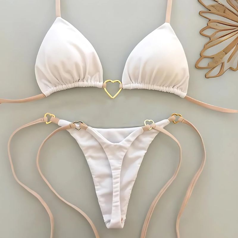 Biquíni Fio Dental Cortininha Heart