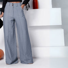 Calça Feminina Pantalona Social Alfaiataria Cloe