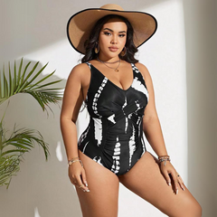 Maiô Plus Size Decote Em V Lara