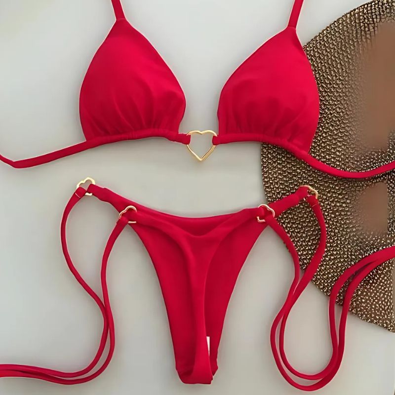 Biquíni Fio Dental Cortininha Heart