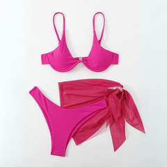 Biquíni Com Saída De Praia Ohana