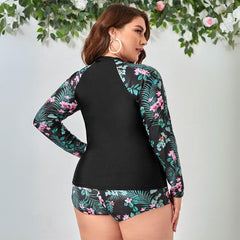 Tankini Short Floral Plus Size Marilene