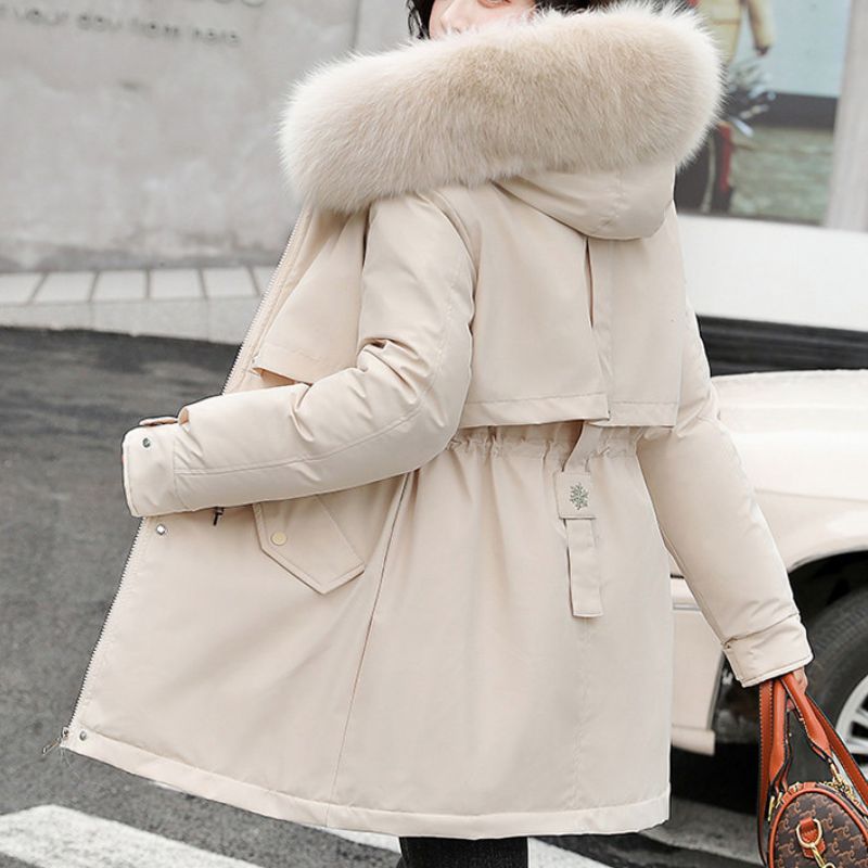 Casaco Parka Feminino Corta Vento Peluciado Flavia - Coradon