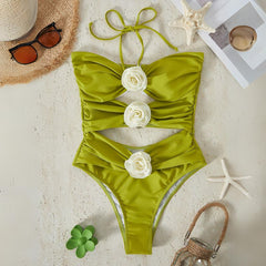 Maiô Feminino Com Flores Blosson