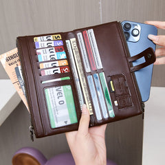 Carteira Feminina Couro Lisa Star