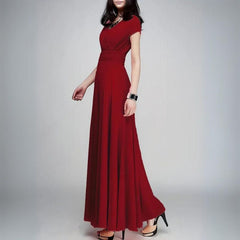 Vestido Longo De Festa Decote Em V Adalia FLASH