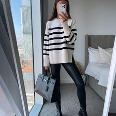 Suéter Feminino Listrado Flórida