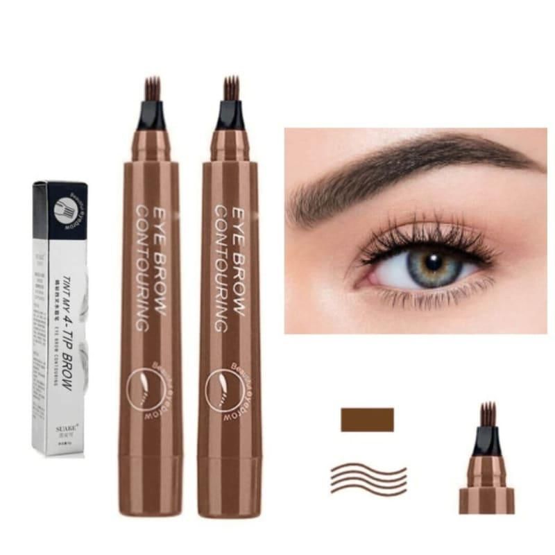 Caneta-para-Sobrancelha-Fio-a-Fio-castanho-escuro