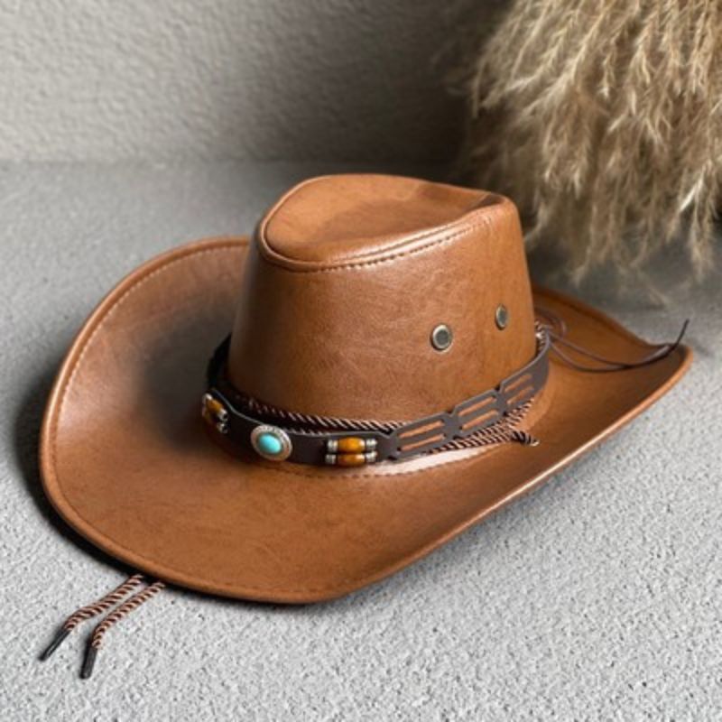 Chapeu-Country-Feminino-Marrom-Claro-Castela_Traseira