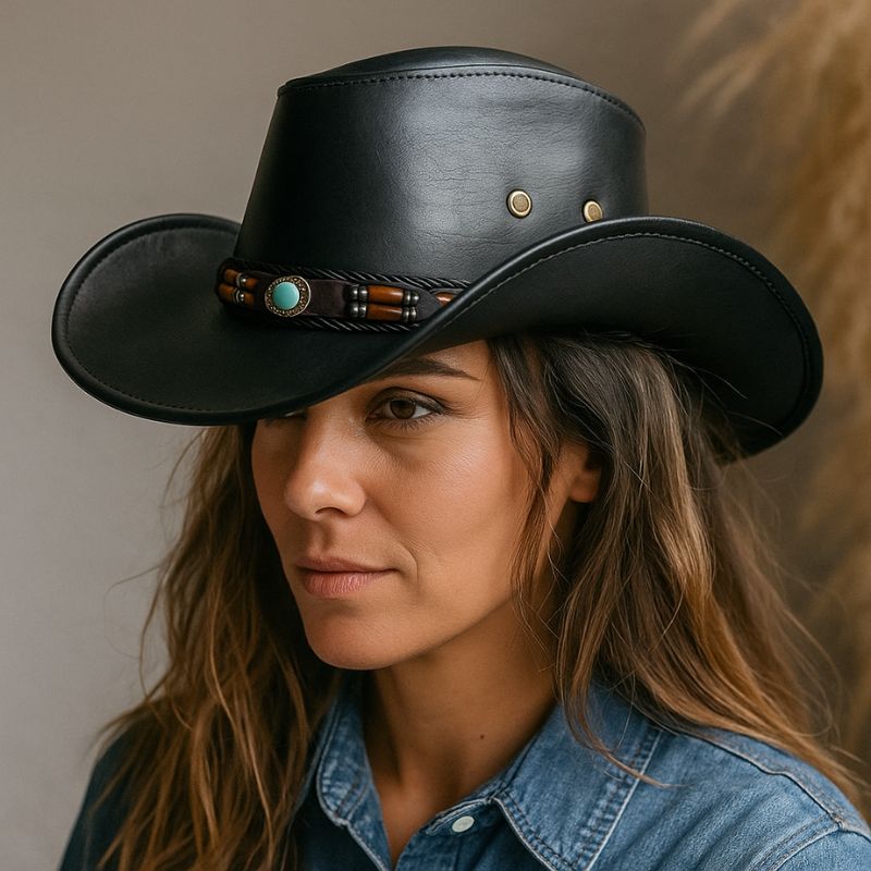 Chapeu-Country-Feminino-Preto-Castela-Modelo