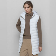 Colete Feminino Alongado Puffer Fashion