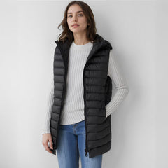 Colete Feminino Alongado Puffer Fashion
