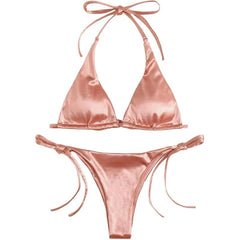 Biquíni Cintilante Metalizado Cortininha Jack - Coradon