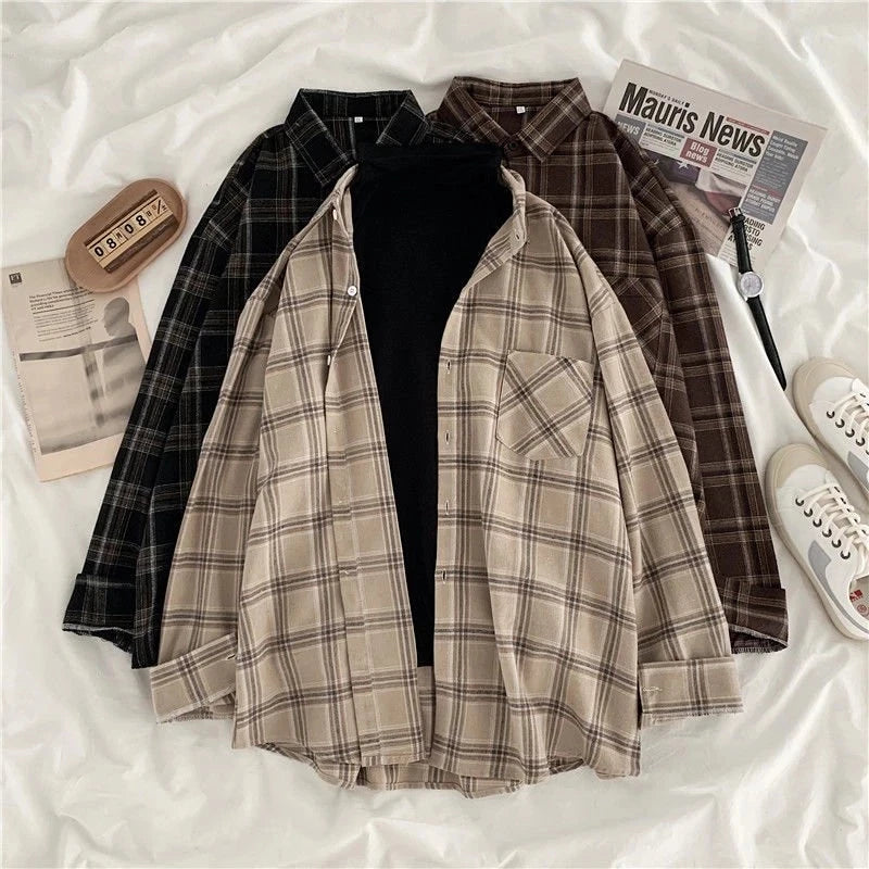 Camisa Feminina Xadrez Milley
