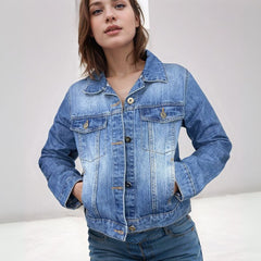 Jaqueta Jeans Feminina Marilei