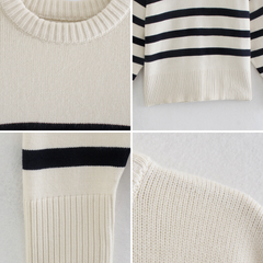 Suéter Feminino Listrado Flórida