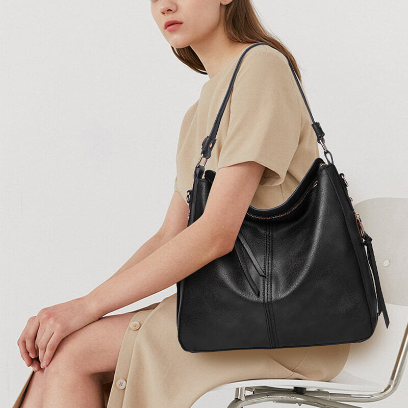 Bolsa Feminina Couro Legítimo Espaçosa - Coradon