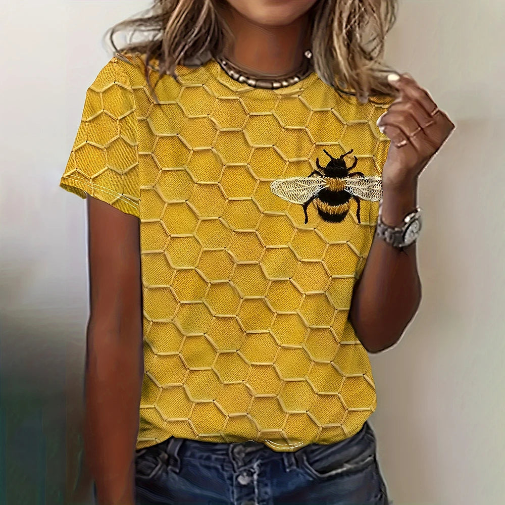 Blusa Feminina Manga Curta La Femme