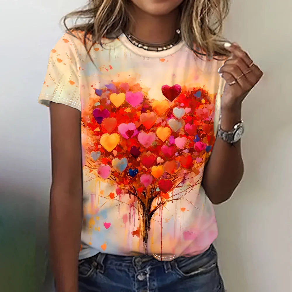 Blusa Feminina Manga Curta La Femme