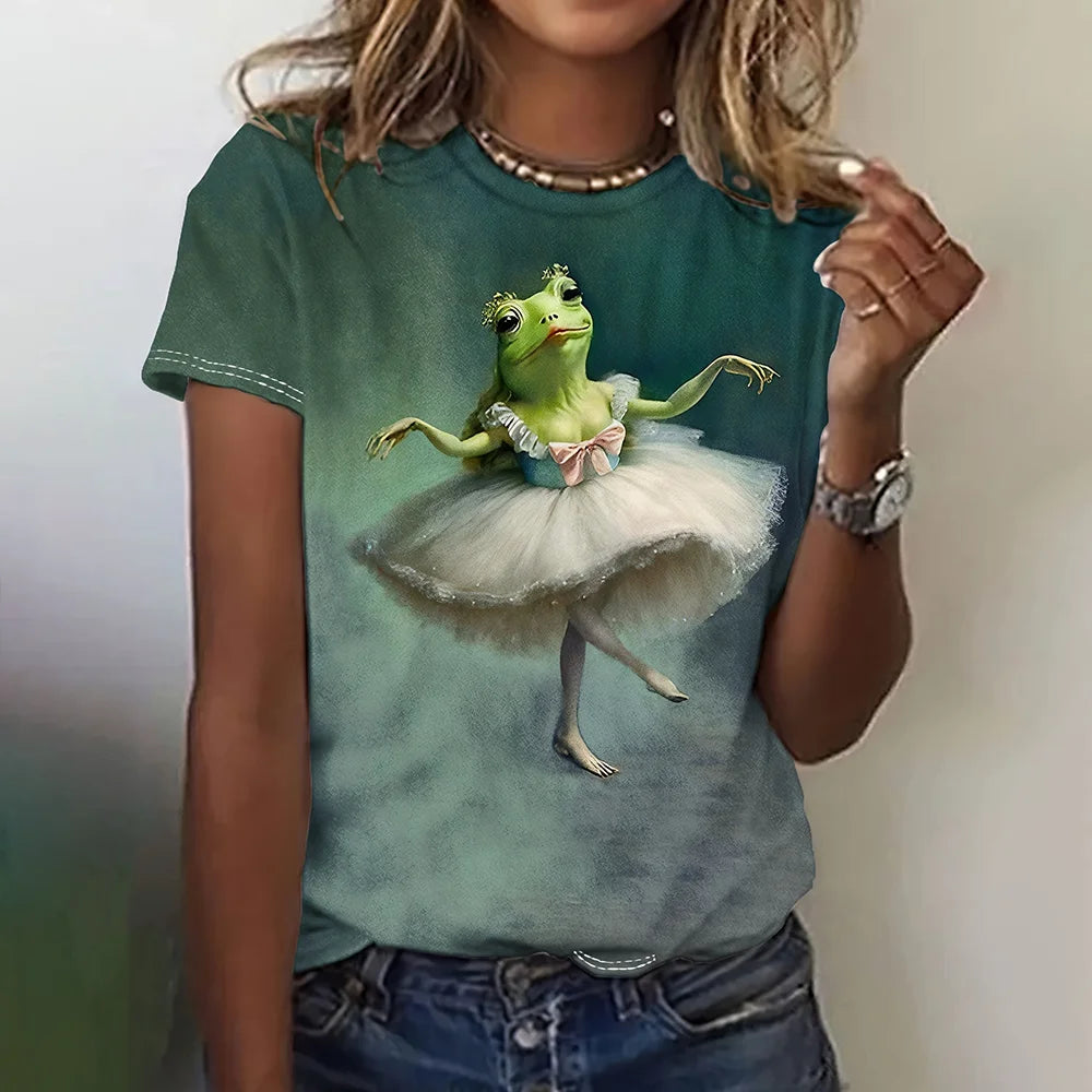 Blusa Feminina Manga Curta La Femme