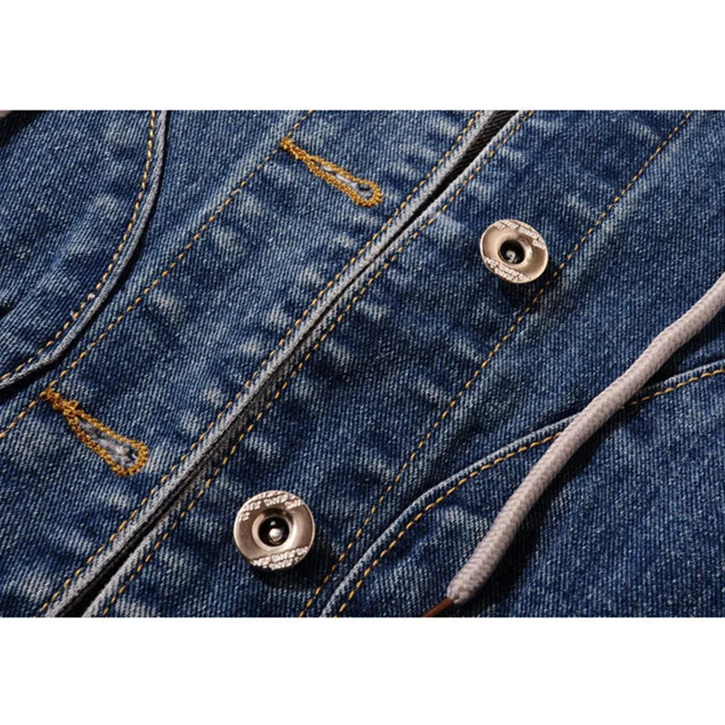 Colete Jeans Feminino Com Capuz Mandy - Coradon