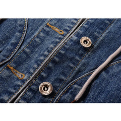 Colete Jeans Feminino Com Capuz Mandy - Coradon