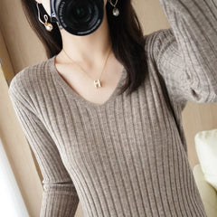 Blusa Feminina Manga Comprida Canelada Helena - Coradon