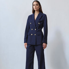 Terninho Feminino Alfaiataria Azul Ingrid