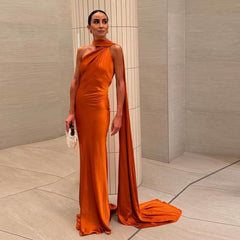 Vestido-Longo-de-Festa-Halter-Enrolado_laranja