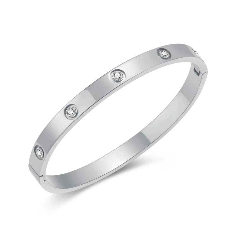 Bracelete Zircônia Banhado em Ouro 18K Carol - Coradon