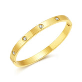 Bracelete Zircônia Banhado em Ouro 18K Carol - Coradon