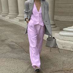 Conjunto Feminino Colete e Calça Angela