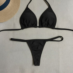 Biquíni Cortininha Fio Dental Marquinha Strap