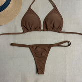 Biquíni Cortininha Fio Dental Marquinha Strap
