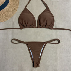 Biquíni Cortininha Fio Dental Marquinha Strap