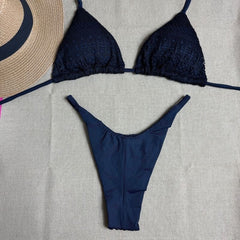 Biquíni e Saída De Praia Crochê Arrastão