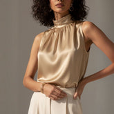 Blusa De Seda Feminina Chanel