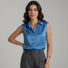 Blusa De Seda Feminina July